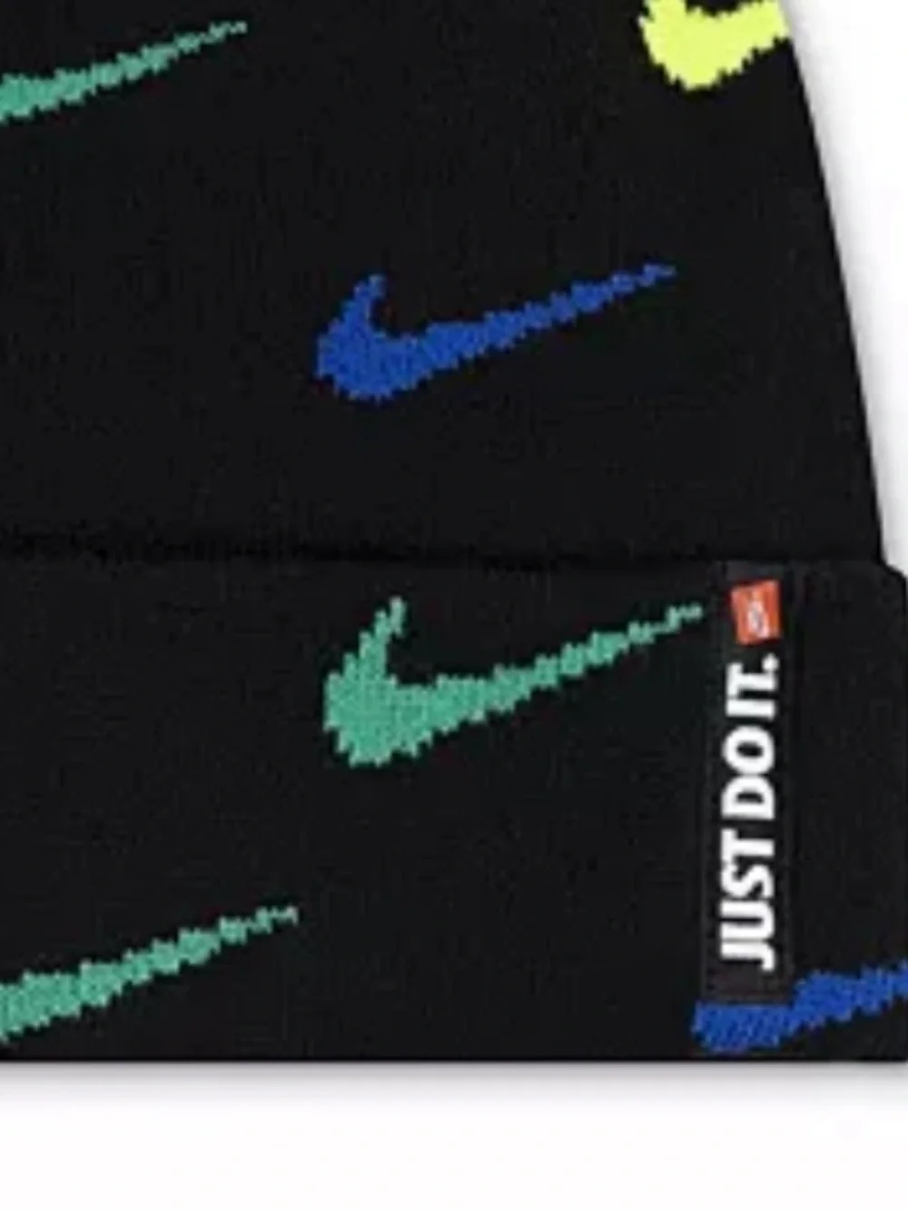 Nike Multicolor Swoosh Kids Beanie & Gloves Set